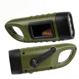 Solar-Powered Dynamo Torchlight 