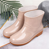 Low-Cut Rubber Boots 
