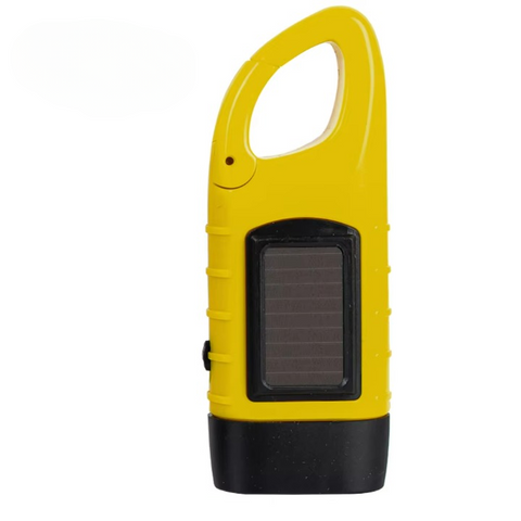 Solar-Powered Dynamo Torchlight 