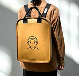 Kraft Paper Backpack Women