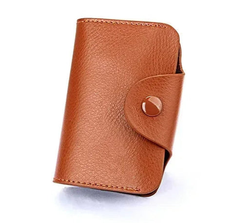 Leather Travel Wallet Card Holder