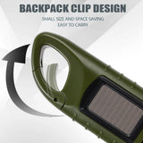 Solar-Powered Dynamo Torchlight 