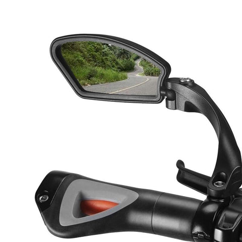 Flexible shatter-proof stainless steel cycling mirror
