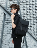 Black Waterproof Laptop Backpack 