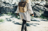 Brown waxed waterproof Bag
