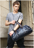 Shub-02 Faux Leather Gym-Travel Duffel Handbag 
