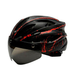 Cycling Helmet with Integrated Visor for Men-Women
