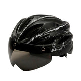 Cycling Helmet with Integrated Visor for Men-Women