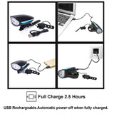 Horn enabled Cycling Headlight