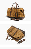 Vintage Military Travel Luggage Duffel 
 