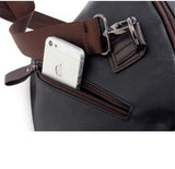 Shub Faux Leather Gym-Travel Duffel Handbag