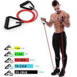 Resistance Stretch Band Tubes with Handle