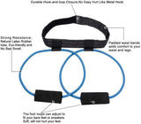  Leg Glute Stretch Bands with Waist + Toe Strap