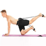  Leg Glute Stretch Bands with Waist + Toe Strap