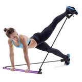 Bodyweight Squat Stretch Band with toe-strap