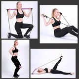 Bodyweight Squat Stretch Band with toe-strap