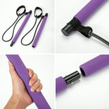 Bodyweight Squat Stretch Band with toe-strap