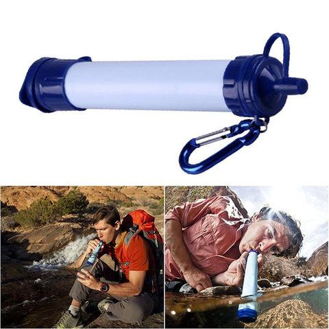 Wolph's aquaron water filter straw for outdoor&survival kit