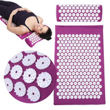  Massage Mat + Pillow for Back Pain Stress Yoga Relief