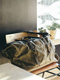 Vintage Military Style Duffel Travel Luggage