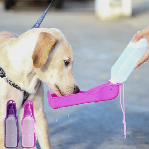  Dog Travel Feeding Water Bottle