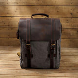 Brown waxed waterproof Bag