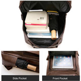  Leather Travel Backpack for Men by Wolph