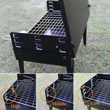 Foldable Stainless Steel Charcoal BBQ Grill