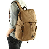 Canvas Anti-theft Travel Backpack