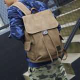 Canvas Anti-theft Travel Backpack