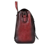 Retro Cow Hide Leather Pack for Women 