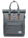 Edler Canvas Rolltop Travel Rucksack 