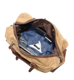 Vintage Military Travel Luggage Duffel 
 