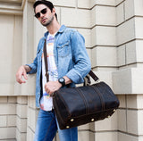 Otto Vintage-style Weekender Duffel Bag  