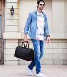 Otto Vintage-style Weekender Duffel Bag  