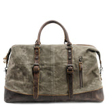 Vintage Military Style Duffel Travel Luggage